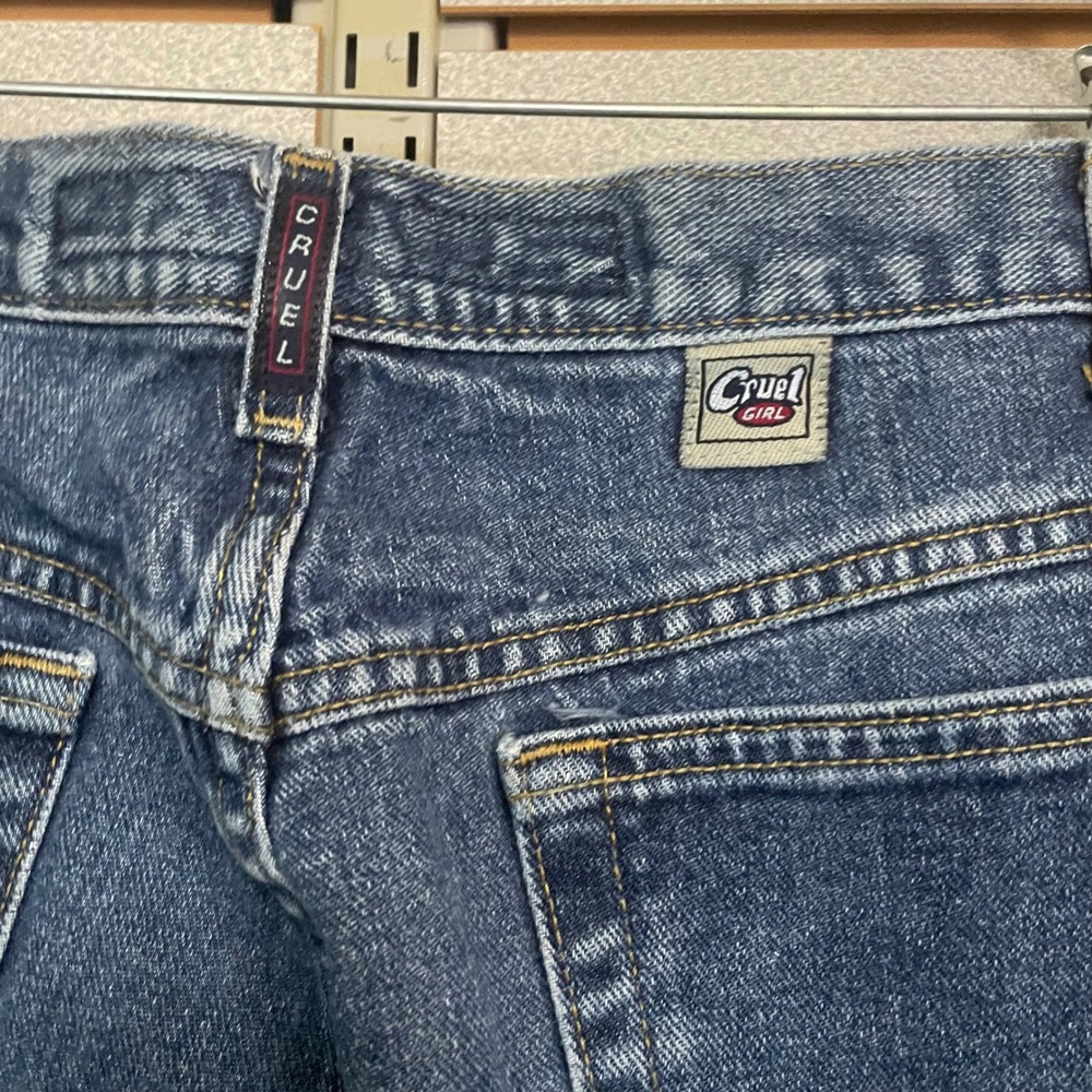 Cruel Girl Slim Fit Jeans Medium Wash Size 11 Short Denim Western Cowirl Riding - Picture 3 of 7
